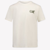 Calvin Klein Kinder Jungen im T-Shirt Helles Beige