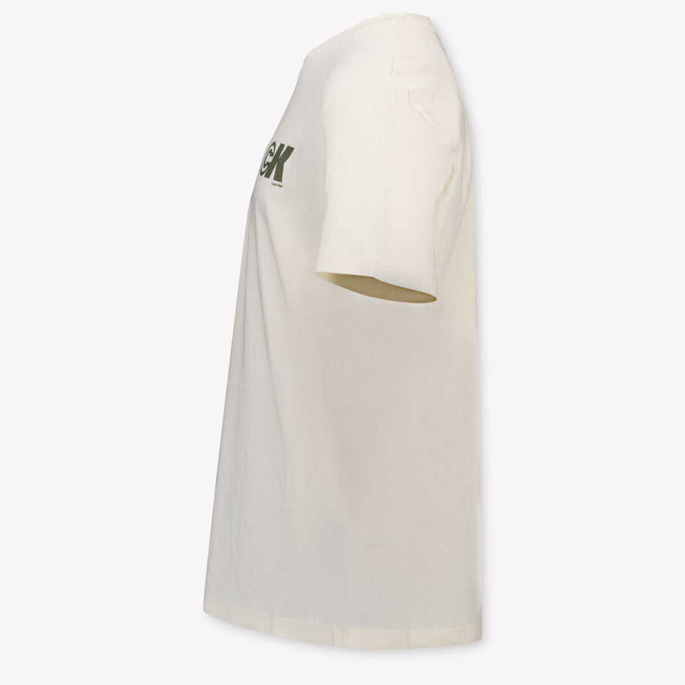 Calvin Klein Kinder Jungen im T-Shirt Helles Beige