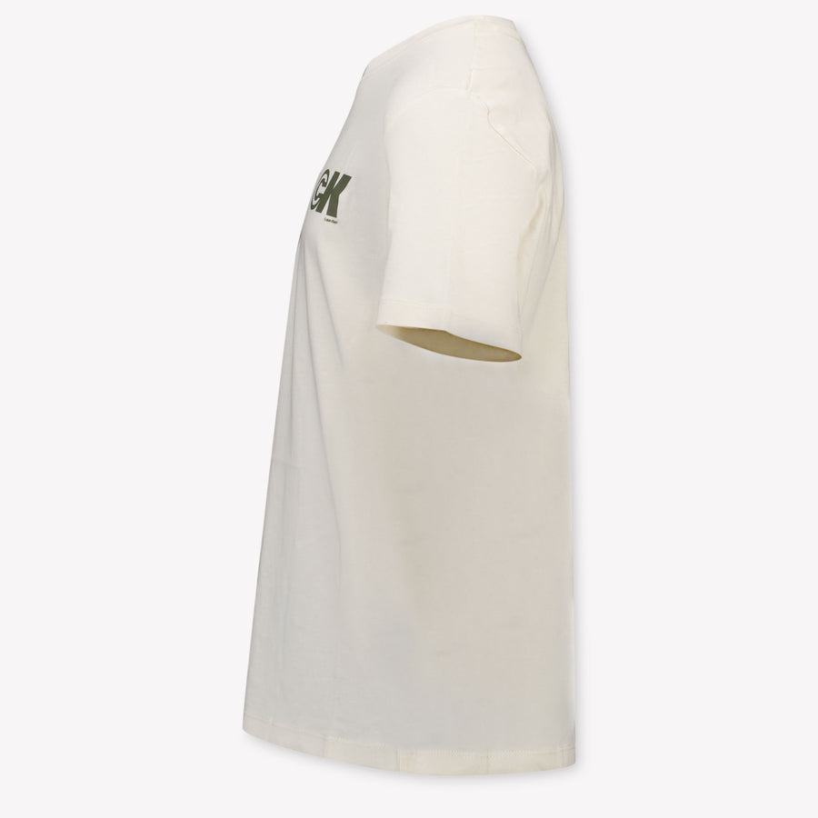 Calvin Klein Enfant Garçons T-shirt Beige Clair