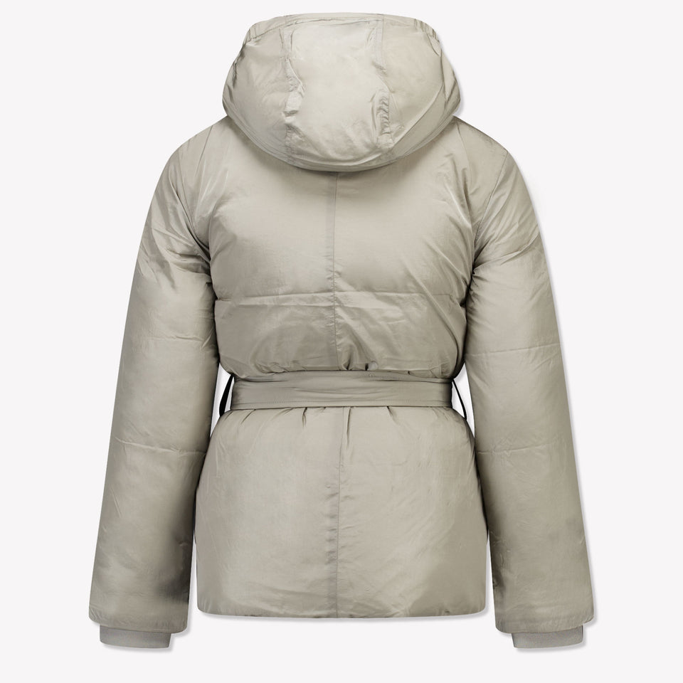 Calvin Klein Niño Chicas Chaqueta de invierno Beige claro