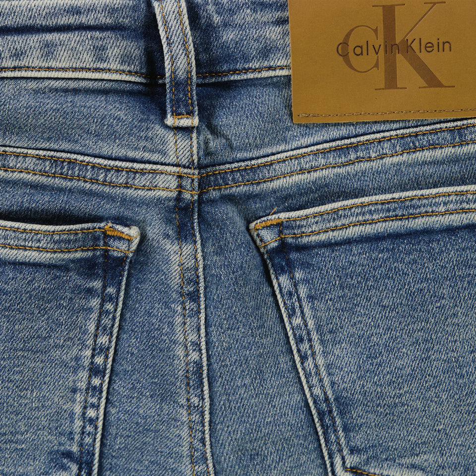 Calvin Klein Niño Chicas Vaquero En Azul