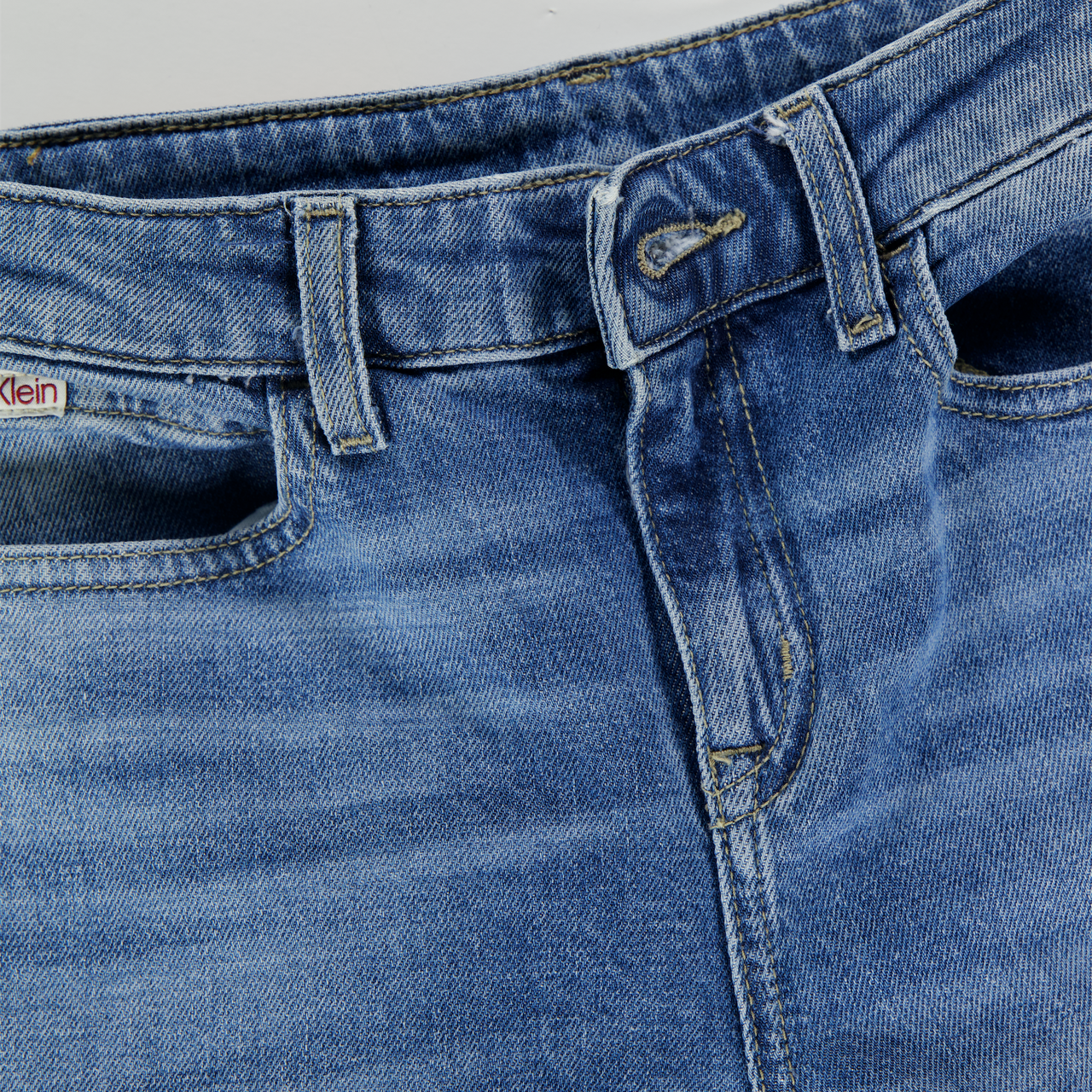 Calvin Klein Enfant Filles Jeans Bleu