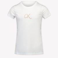 Calvin Klein Enfant Filles T-shirt Blanc