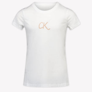 Calvin Klein Enfant Filles T-shirt Blanc