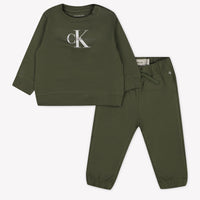 Calvin Klein Bébé Unisexe Costume de jogging Armée