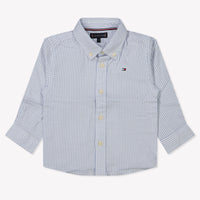 Tommy Hilfiger Bébé Garçons Chemisier Bleu Clair