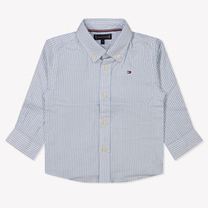 Tommy Hilfiger Bébé Garçons Chemisier Bleu Clair