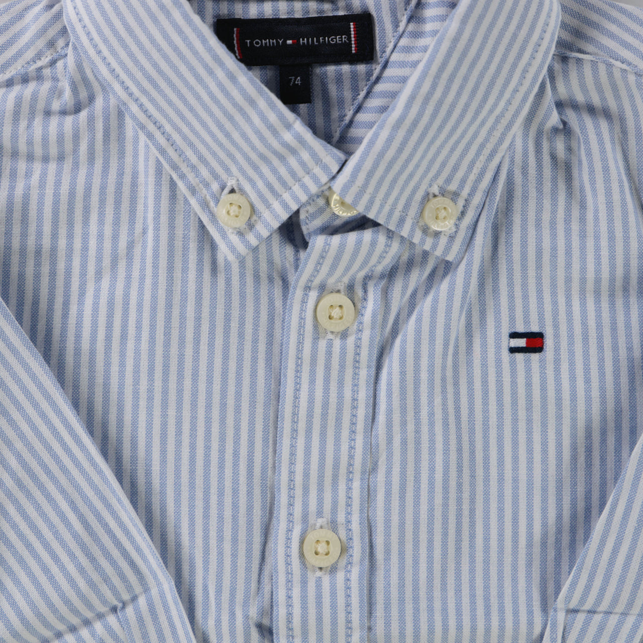 Tommy Hilfiger Bébé Garçons Chemisier Bleu Clair