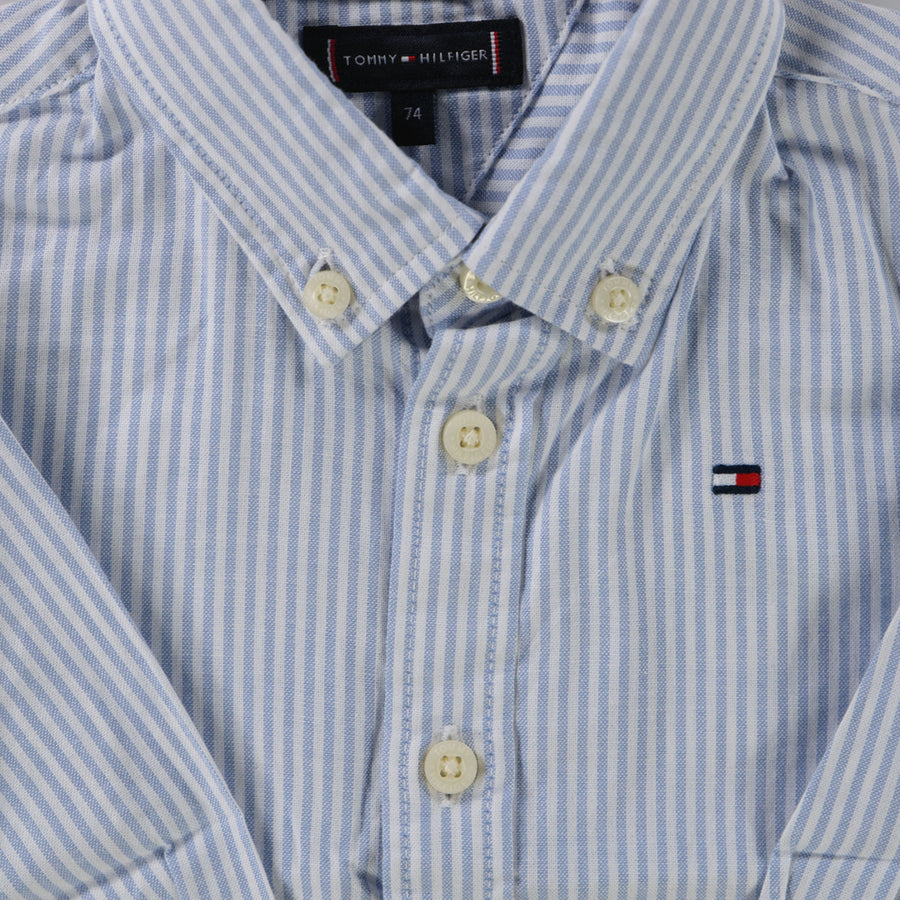 Tommy Hilfiger Bébé Garçons Chemisier Bleu Clair