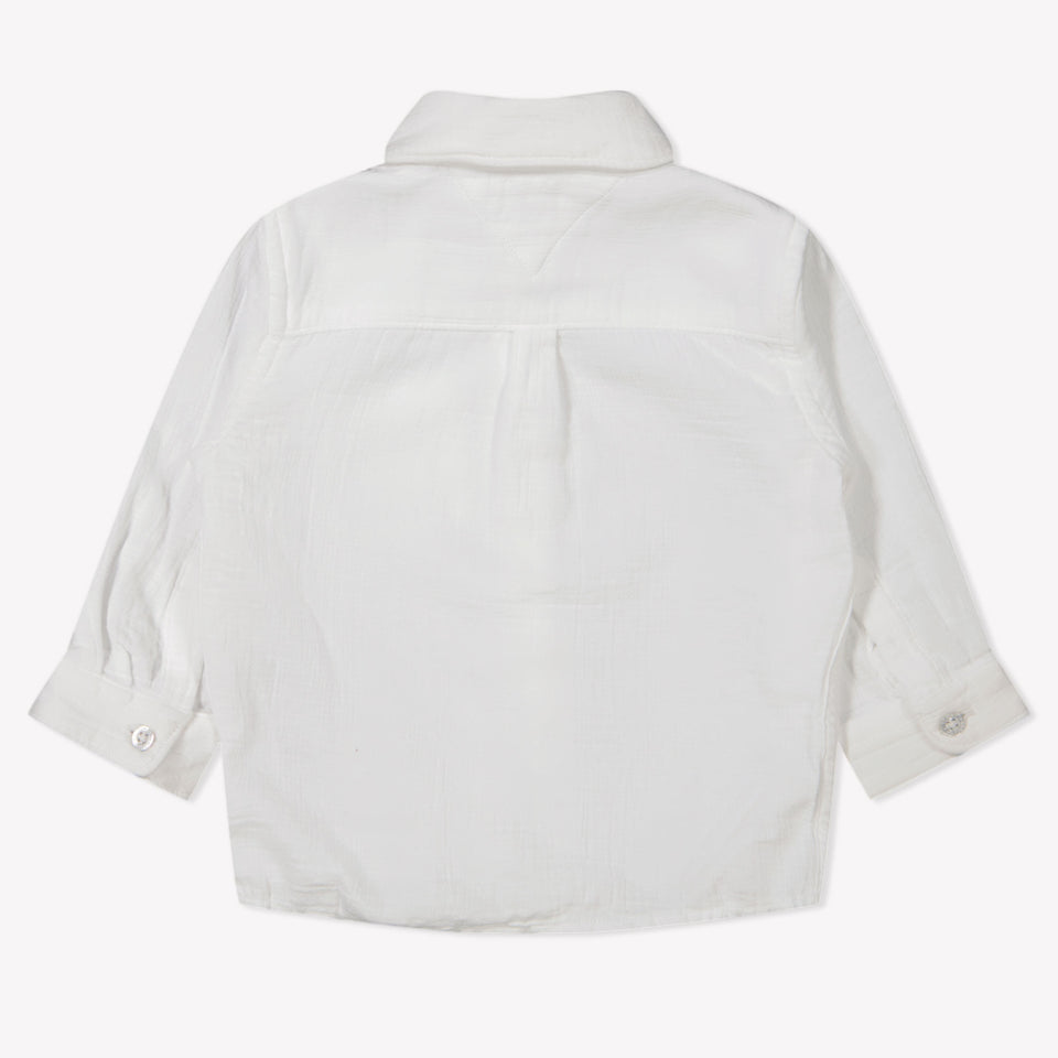Tommy Hilfiger Bébé Garçons Chemisier Blanc