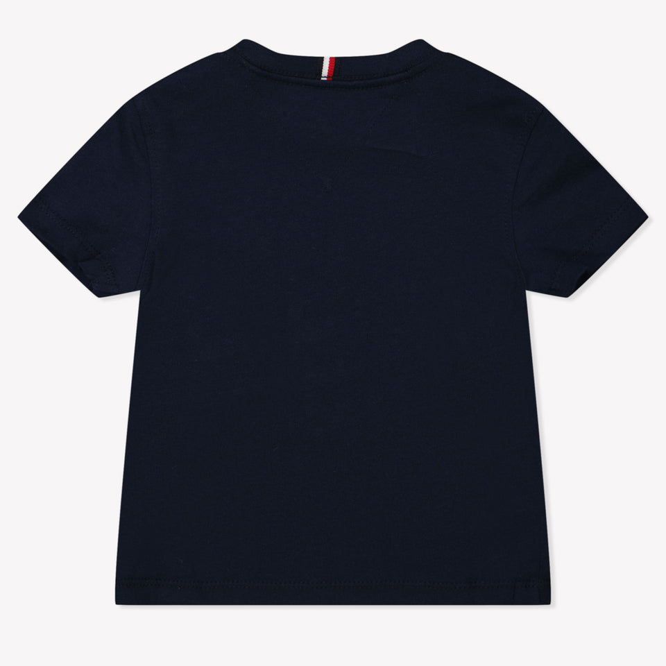 Tommy Hilfiger Bambino Ragazzi Maglietta dentro Navy