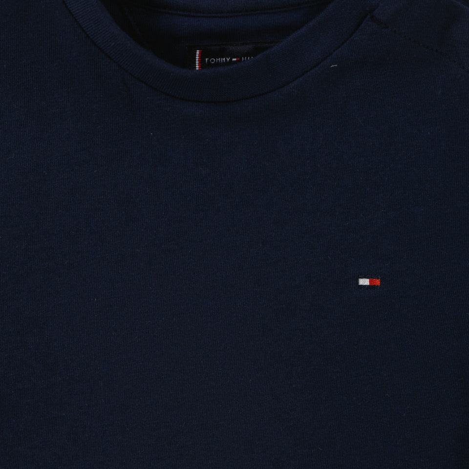 Tommy Hilfiger Bambino Ragazzi Maglietta dentro Navy