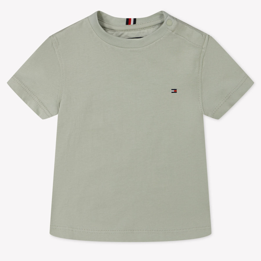 Tommy Hilfiger Bébé Garçons T-shirt Vert-Clair