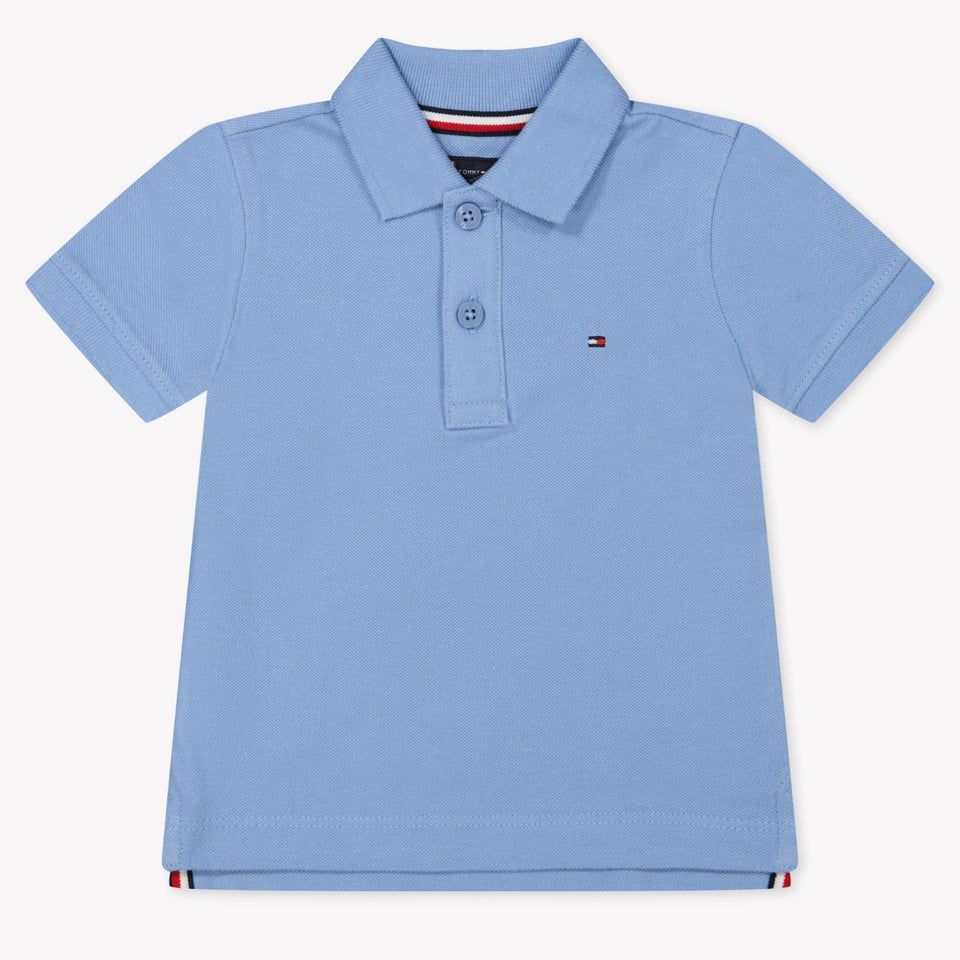Tommy Hilfiger Baby Jongens Polo In Licht Blauw