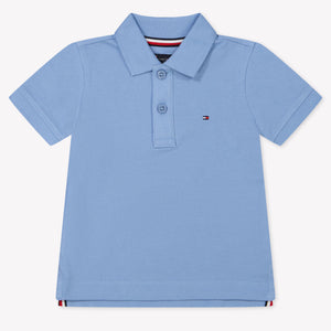 Tommy Hilfiger Bébé Garçons Polo Bleu Clair