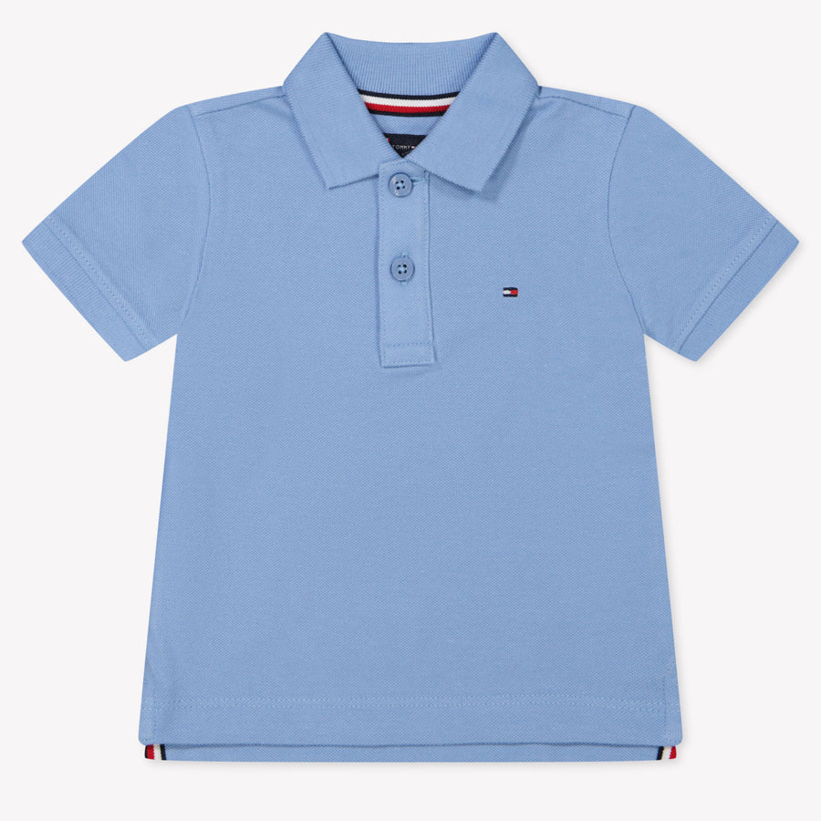 Tommy Hilfiger Bébé Garçons Polo Bleu Clair