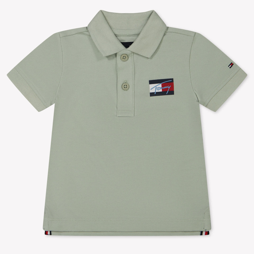 Tommy Hilfiger Baby Jungen Polo Hellgrün