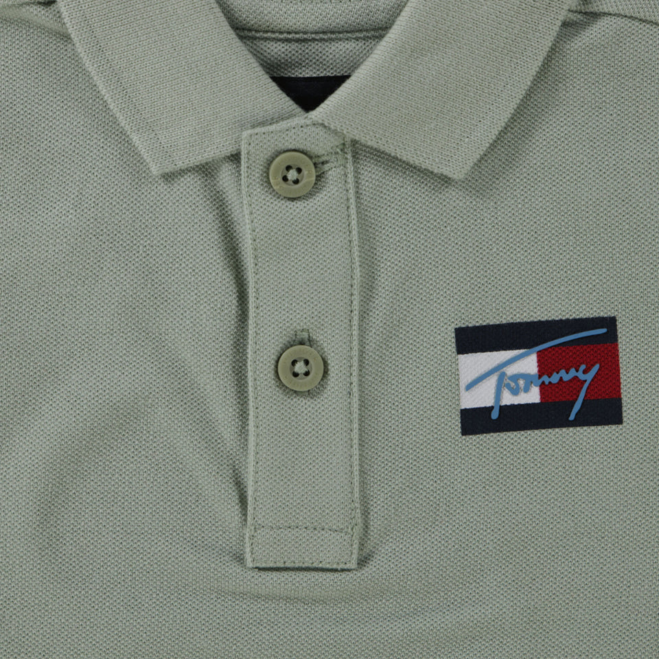 Tommy Hilfiger Baby Jungen Polo Hellgrün
