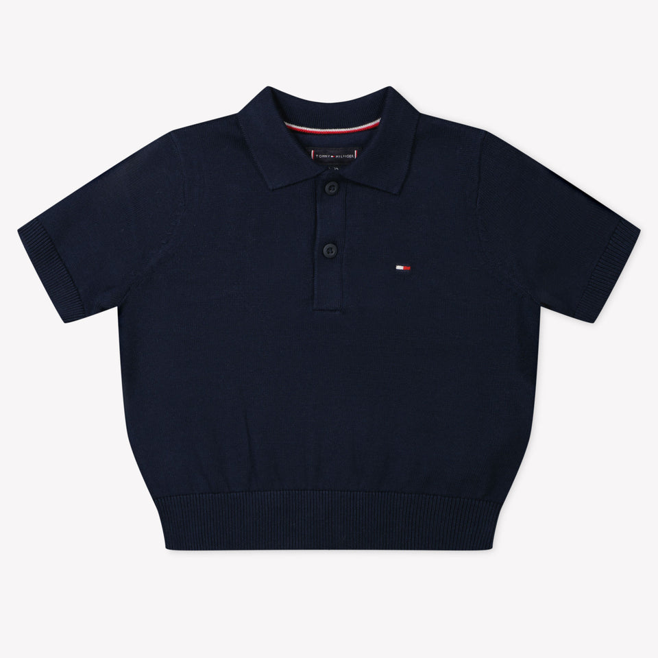 Tommy Hilfiger Baby Jongens Polo In Navy