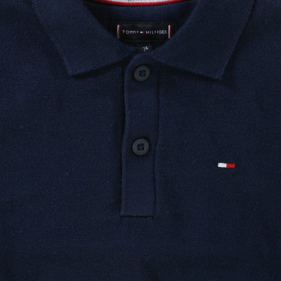Tommy Hilfiger Baby Jongens Polo In Navy