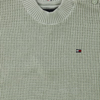 Tommy Hilfiger Bébé Garçons Pull Vert-Clair