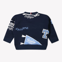 Tommy Hilfiger Bébé Garçons Pull Navy
