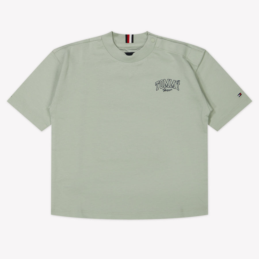 Tommy Hilfiger Bébé Garçons T-shirt Vert-Clair