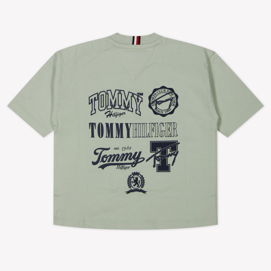 Tommy Hilfiger Bébé Garçons T-shirt Vert-Clair