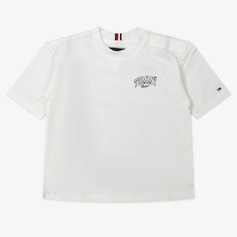 Tommy Hilfiger Baby Jongens T-Shirt In Wit
