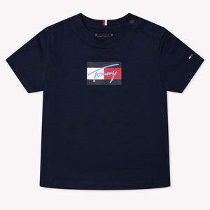 Tommy Hilfiger Bébé Garçons T-shirt Navy