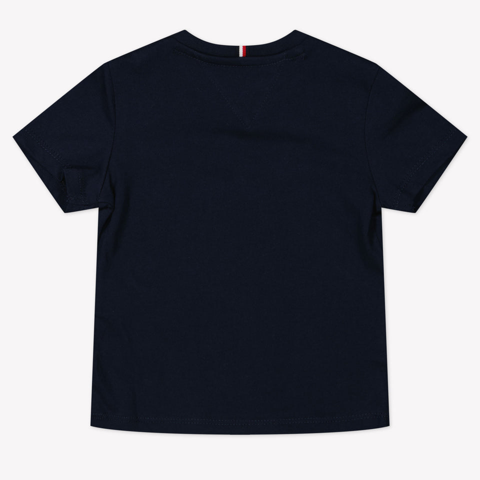 Tommy Hilfiger Bambino Ragazzi Maglietta dentro Navy