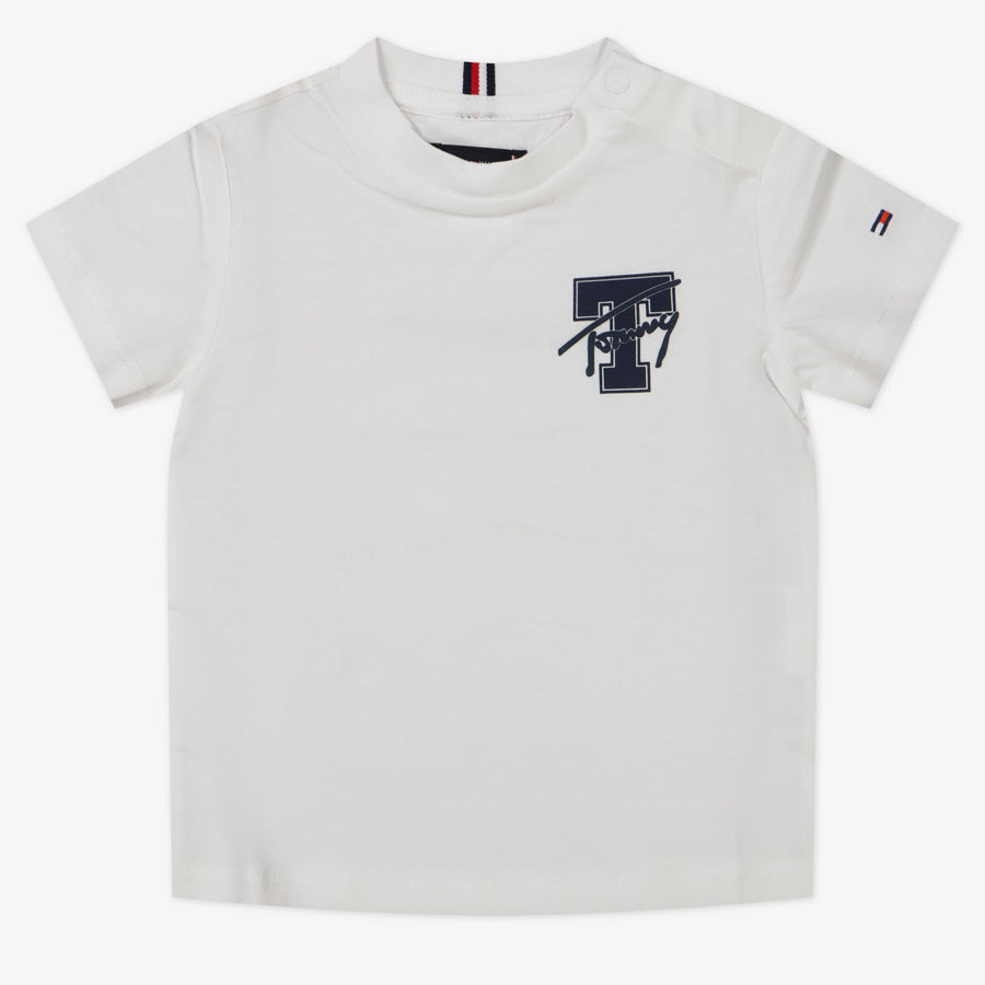 Tommy Hilfiger Bébé Garçons T-shirt Blanc