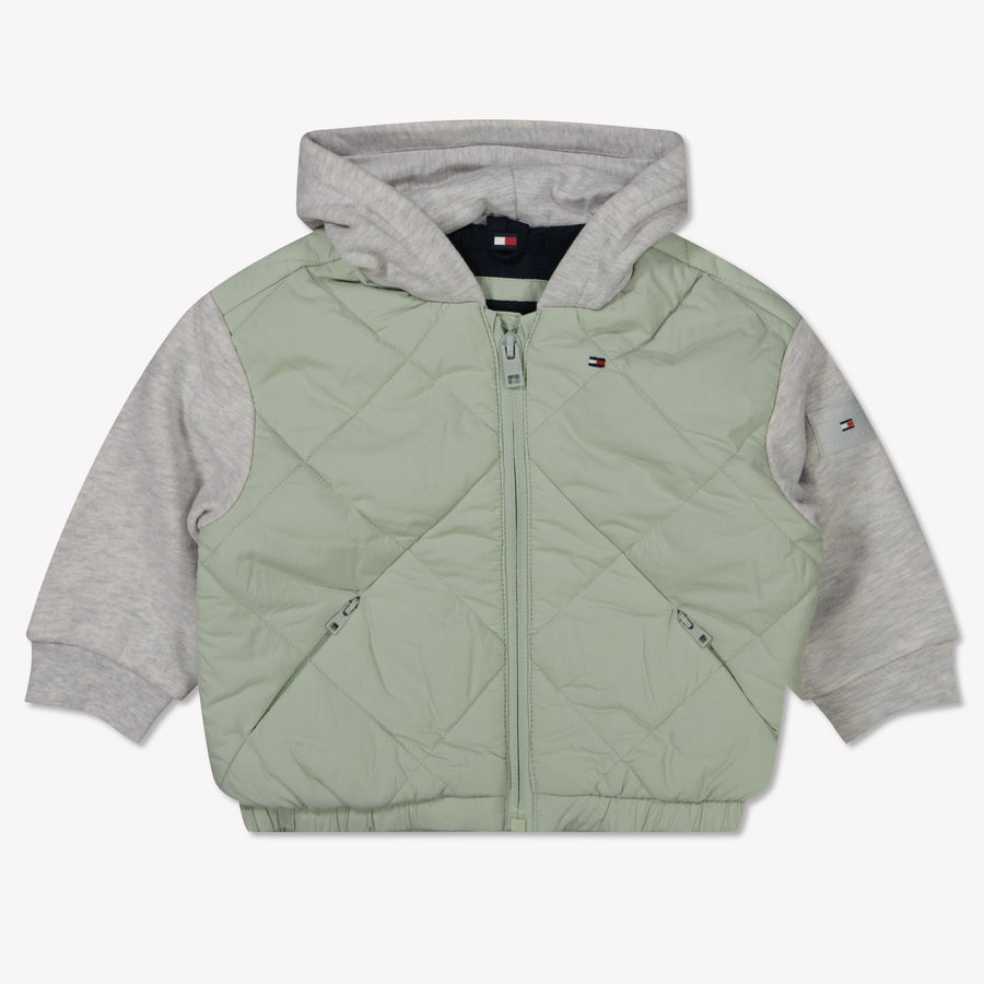 Tommy Hilfiger Bébé Garçons Veste Vert-Clair