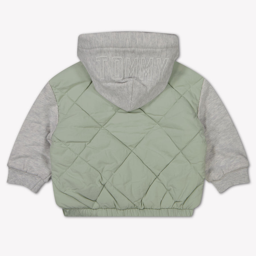 Tommy Hilfiger Bébé Garçons Veste Vert-Clair