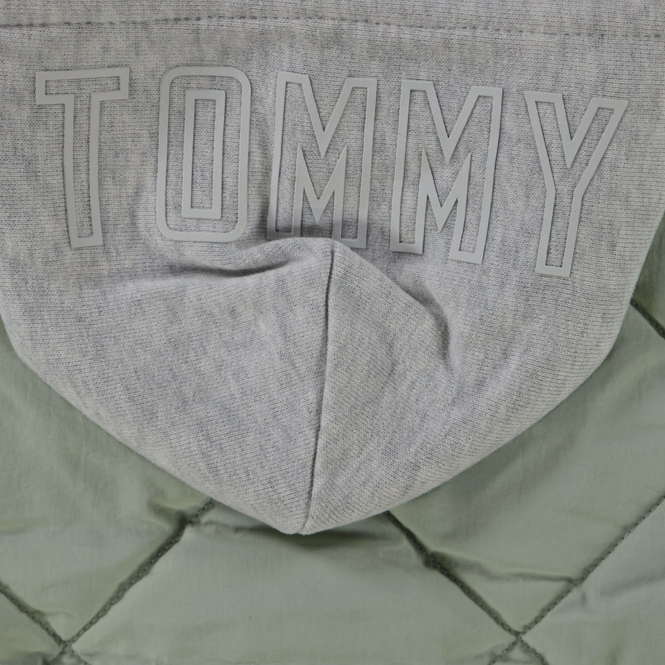 Tommy Hilfiger Bébé Garçons Veste Vert-Clair