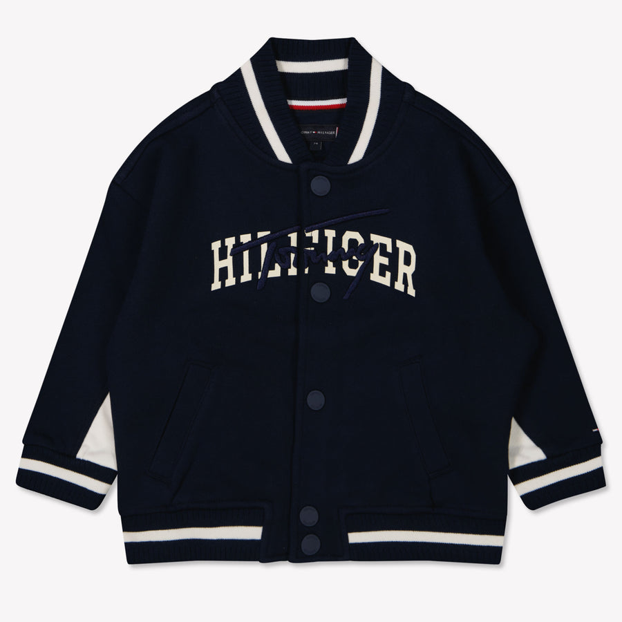 Tommy Hilfiger Bébé Garçons Gilet Navy