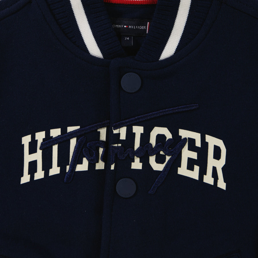 Tommy Hilfiger Bébé Garçons Gilet Navy
