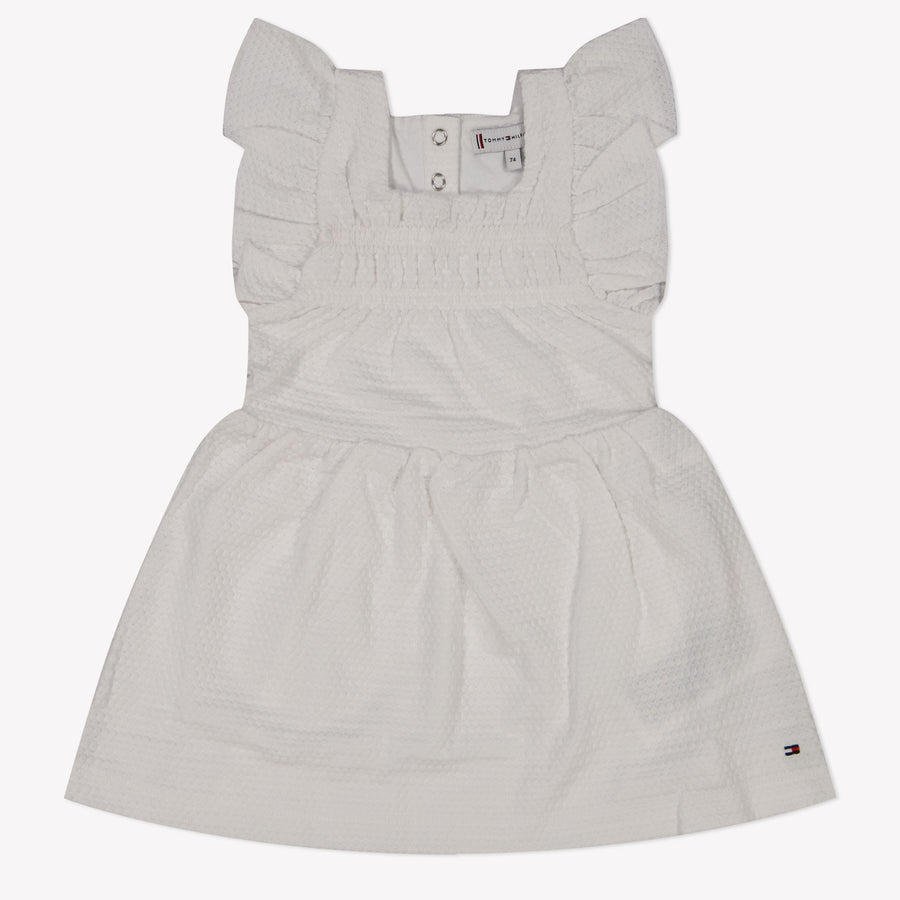 Tommy Hilfiger Bébé Filles Robe Blanc