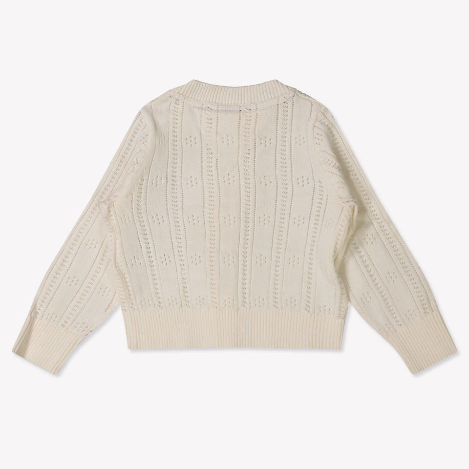 Tommy Hilfiger Baby Mädchen Weste Creme