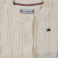Tommy Hilfiger Bébé Filles Gilet Crème