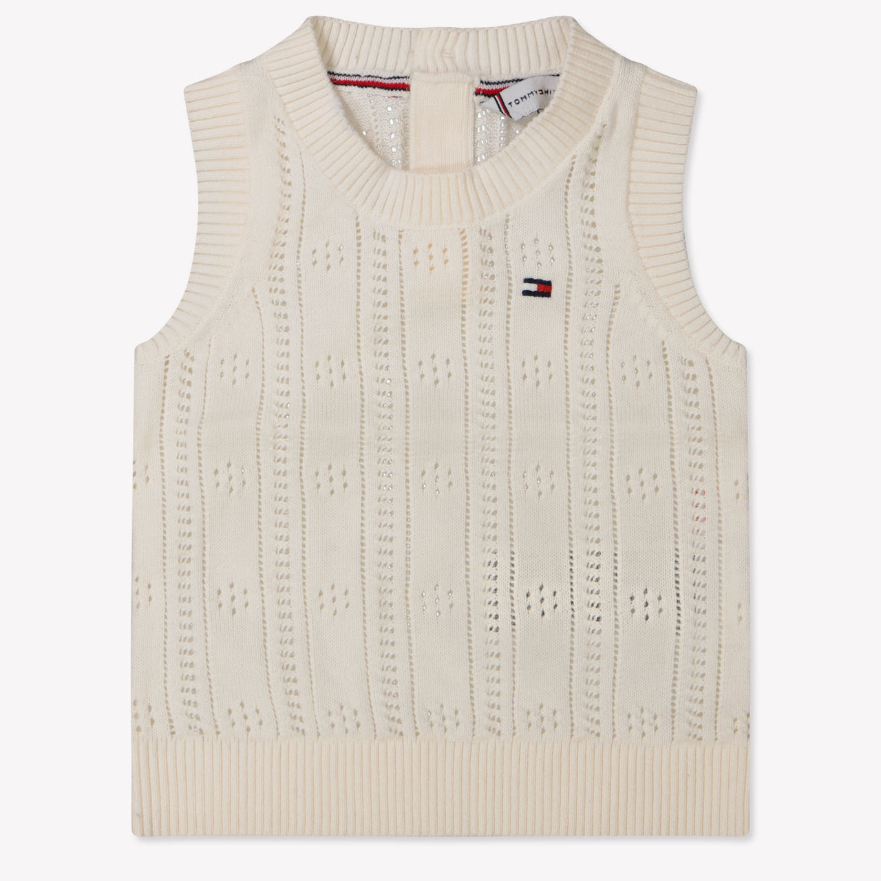 Tommy Hilfiger Bébé Filles Pull Crème