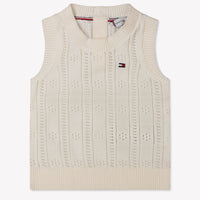 Tommy Hilfiger Bébé Filles Pull Crème
