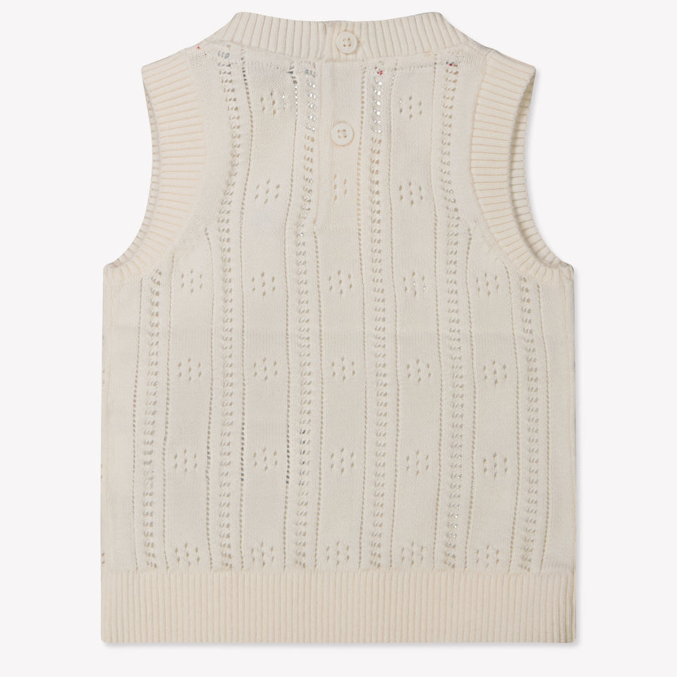 Tommy Hilfiger Baby Meisjes Trui In Creme