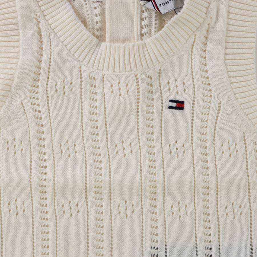 Tommy Hilfiger Bébé Filles Pull Crème