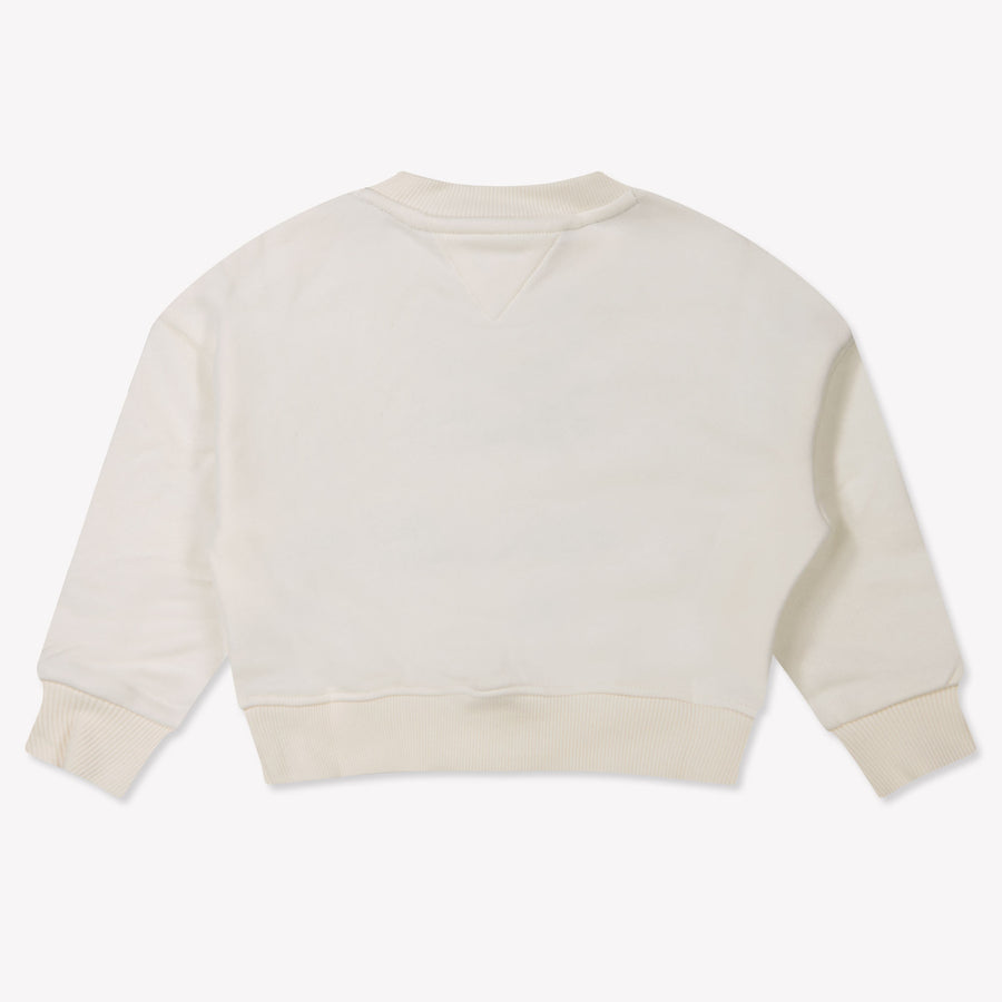 Tommy Hilfiger Bébé Filles Pull dans le blanc off