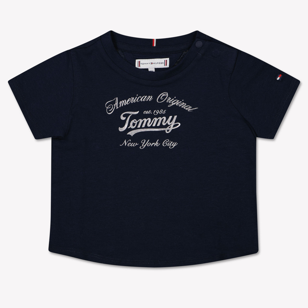 Tommy Hilfiger Bebé Chicas Camiseta en Navy