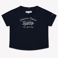 Tommy Hilfiger Bebé Chicas Camiseta en Navy