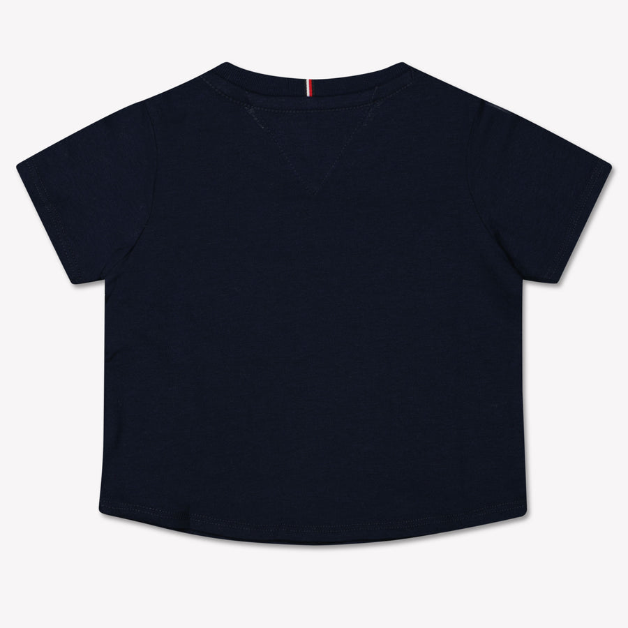 Tommy Hilfiger Bebé Chicas Camiseta en Navy