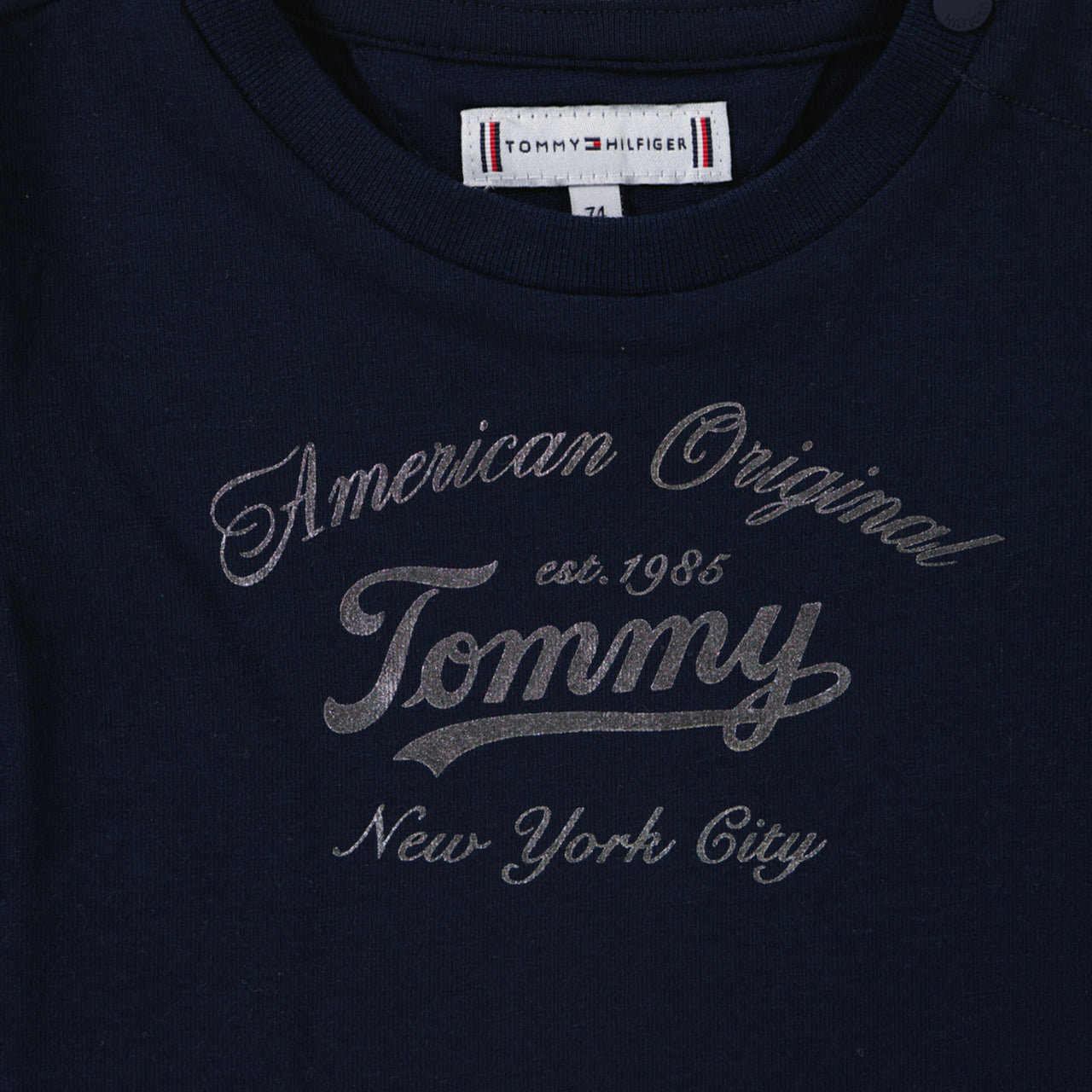Tommy Hilfiger Bebé Chicas Camiseta en Navy