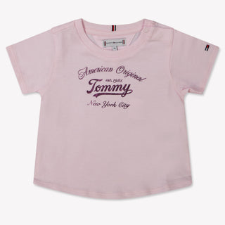 Tommy Hilfiger Bebé Chicas Camiseta en Rosa claro